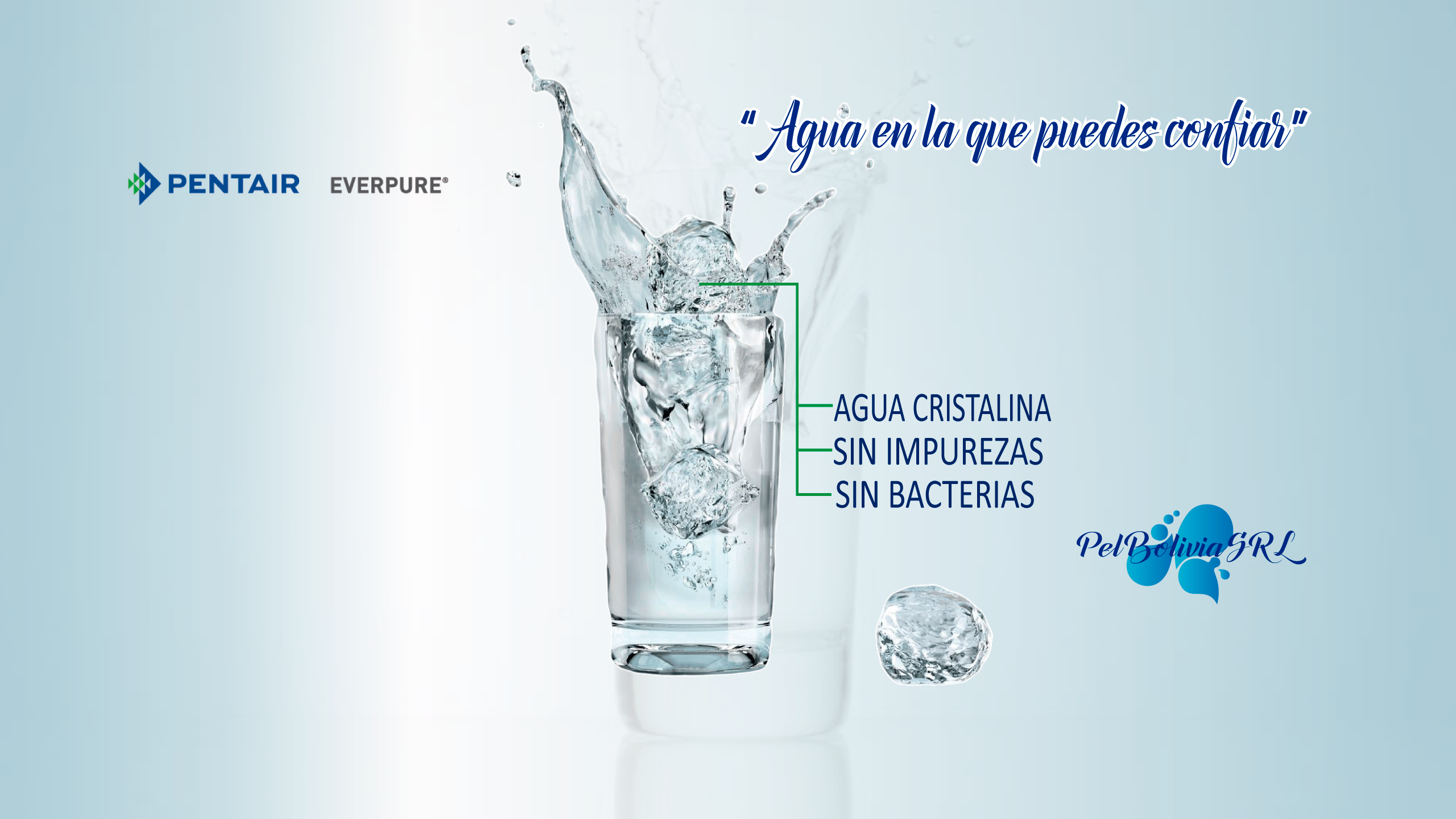 Agua cristalina